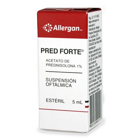 Pred Forte Prednisolona 1 Solución Oftalmica 5 mL