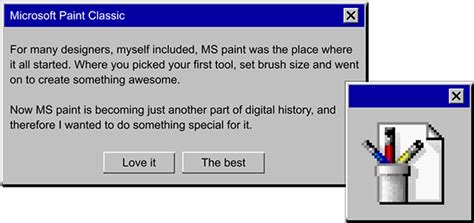 Microsoft Paint classic :: Behance