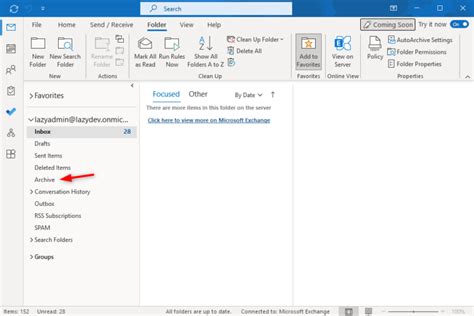 How To Move Emails To Online Archive In Outlook 365 Printable Templates