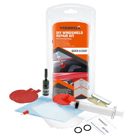 Windshield Repair Kit Car Window Repair Windscreen Glass Renew Bullseye ...