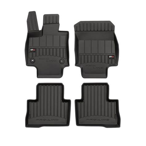 Tapis De Sol En Caoutchouc Omac Pour Toyota Rav Hybrid Noir Premium