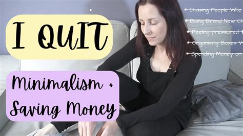 12 Things I QUIT To Simplify My Life Minimalism Saving Money YouTube