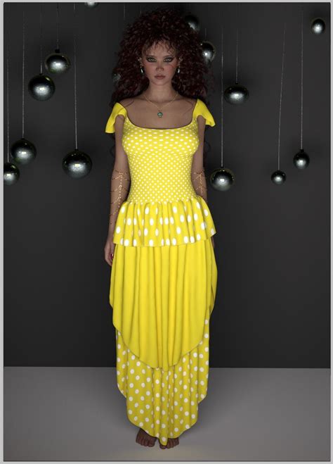 Dforce Flower Dress G8f Daz 3d