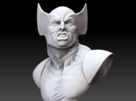 Wolverine 3d Bust Free 3d Model 3d Printable Cgtrader