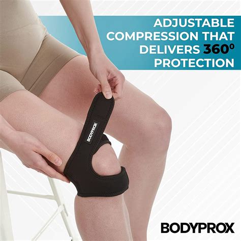 Bodyprox Patella Tendon Knee Strap Pack Knee Pain Relief Support Brace