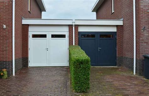 Garage Met Openslaande Deuren Garagedeur Garagedeuren Garagehuis