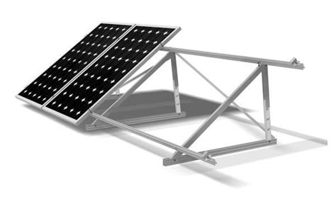 Estructura Inclinada Soporte Placas Solares Regulable 20º 35º Cubierta Chapa Metálica 13v