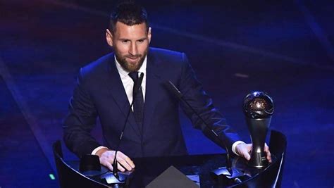 Lionel Messi Recibió El Premio The Best Al Mejor Jugador Del Mundo