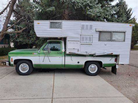 1974 Gmc 2500 Camper Is All Original Unrestored And Undeniably