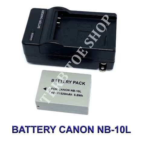 Set Nb L Nb L Battery And Charger For Canon Powershot G G