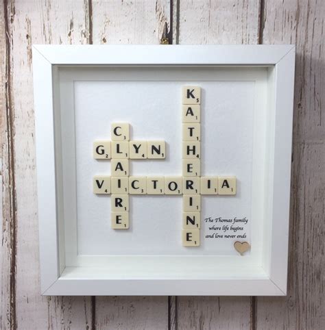 Personalised Picture Scrabble Wall Art Personalised Scrabble | Etsy UK ...