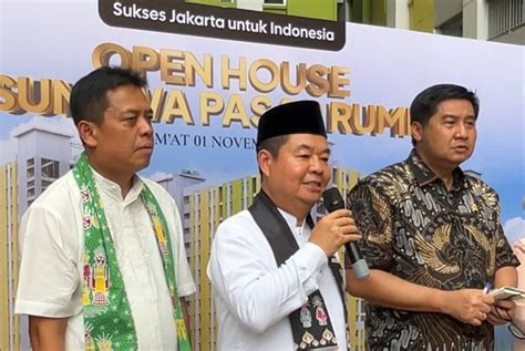 Sering Disambangi Maruarar Rusun Pasar Rumput Masuk Program 3 Juta