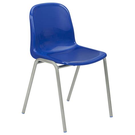 Proform Europe Harmony School Chairs 430mm High Blue Seat Grey Frame