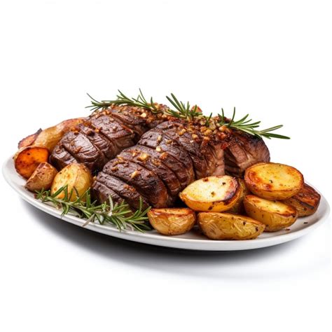 Asado Con Fondo Blanco De Alta Calidad Ultra Hd Foto Premium