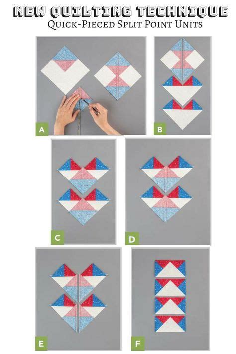 How To Make Split Point Units For Missouri Star Quilt Blocks