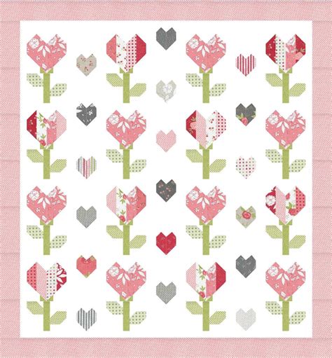 Love Blooms Moda Beautiful Day Charm Quilt Kit Corey Yoder By Etsy