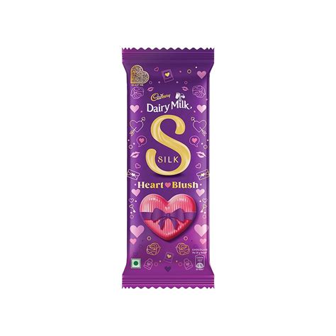 Cadbury Dairy Milk Silk Valentine Heart Blush Chocolate Bar Price - Buy ...