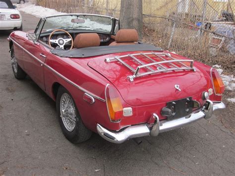 Mgb Mg B Roadster Vintage Classic Convertible Sports Car W Chrome