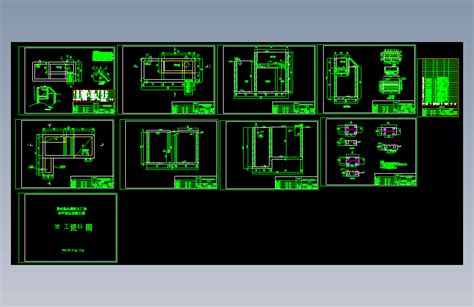 机械加工生产废水工程autocad 2004模型图纸下载 懒石网