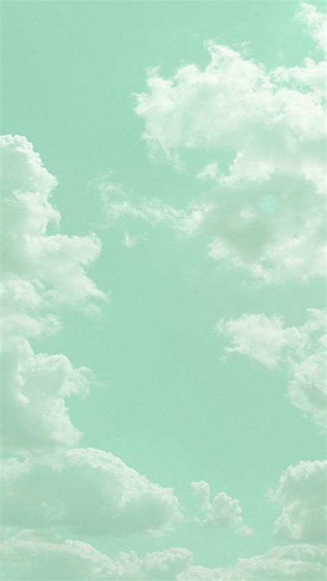 Green Aesthetic Clouds Wallpapers - Wallpaper Cave