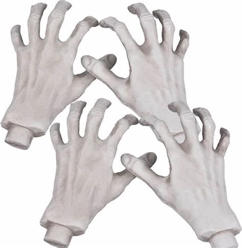 Halloween Skeleton Hands Realistic Life Size Severed Fake