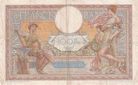 Billet France 100 Francs Luc Olivier Merson 01 03 1934 Série W 43723