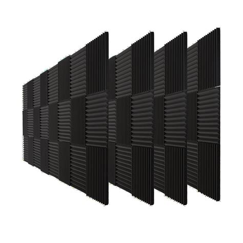 Beiyin Pcs High Density Wedge Acoustic Foam X X Cm