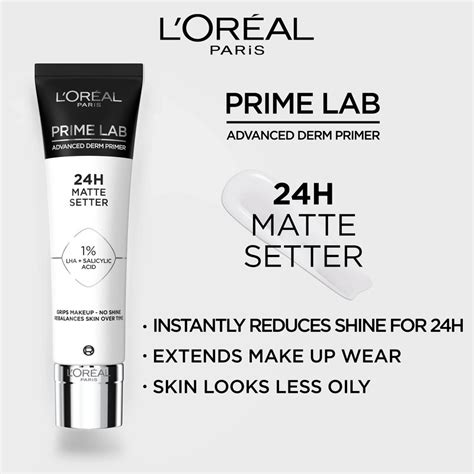 L Or Al Prime Lab Derm Primer H Matte Setter Ml Nicehair Dk