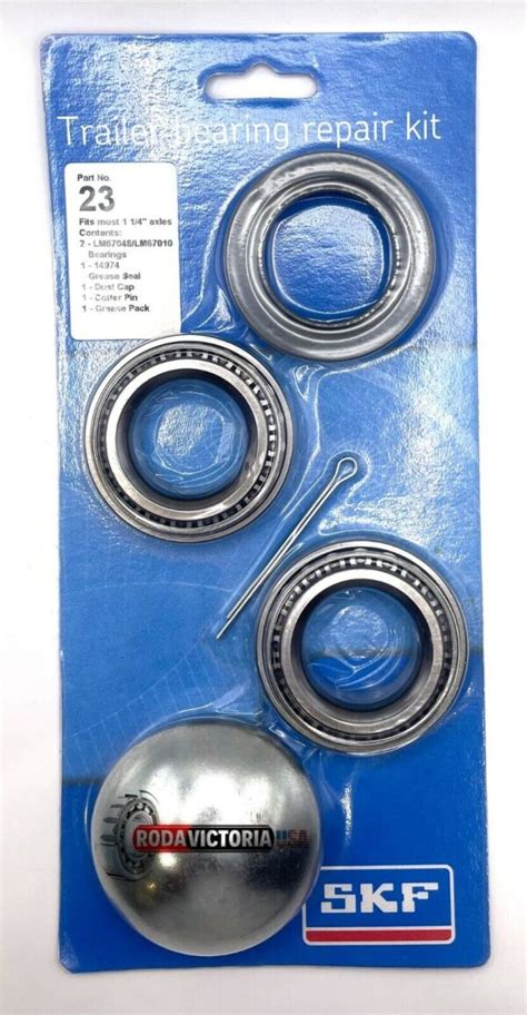 Skf Trailer Bearing Kit X Lm Lm Rodavictoria Usa