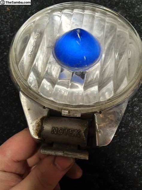 TheSamba VW Classifieds Rare Old Notek Froglamp Bleu Dot