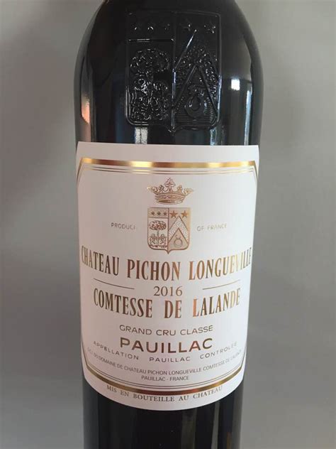 Ch Teau Pichon Longueville Comtesse De Lalande Pauillac Cru