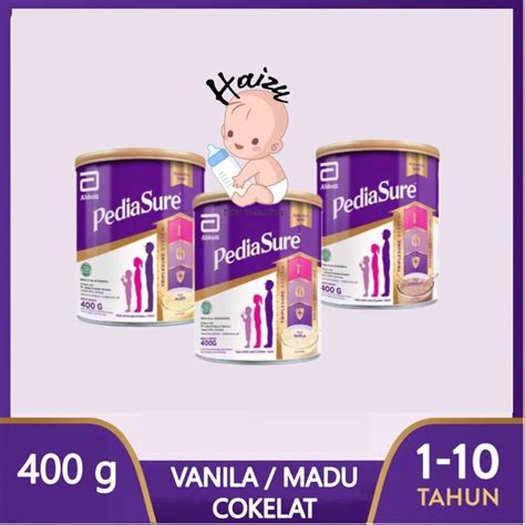 Jual PEDIASURE COKLAT VANILLA MADU 400 GR PEDIASURE TRIPLESURE 400