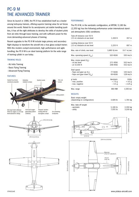 Pilatus Pc 9 M Factsheet