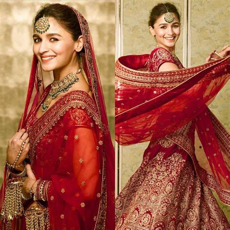 21 Alia Bhatt Lehenga Looks To Take Inspiration For Your Own Wardrobe ...