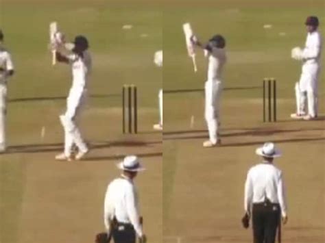 Watch Ks Bharat Imitates Lord Rams Warrior Pose To Celebrate Century