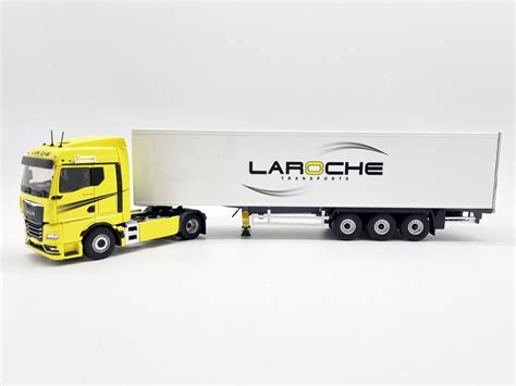 MAN TGX GM REMORQUE FOURGON TRANSPORTS LAROCHE Eligor