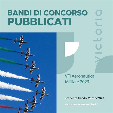 Concorso Vfi Aeronautica Militare Formazione Victoria