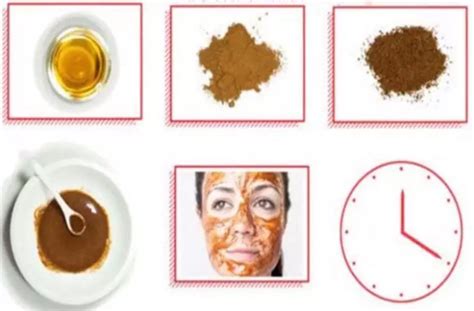 Máscara facial caseira à base de canela Só Para Mulheres