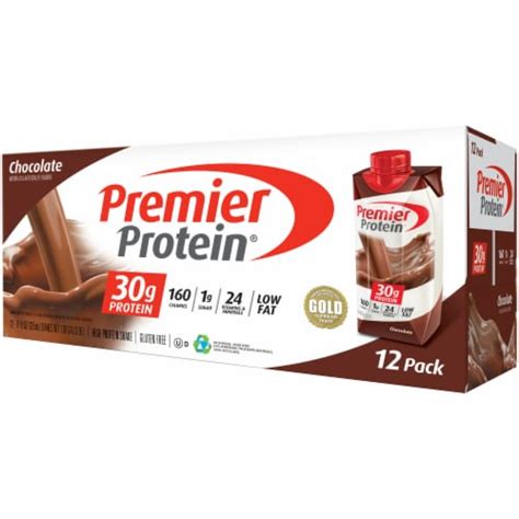 Premier Protein® Chocolate Protein Shake 12 Ct 11 Fl Oz Fred Meyer