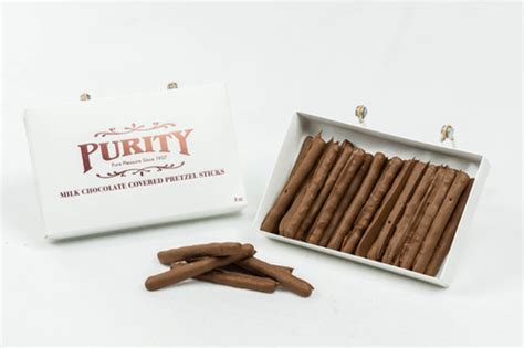 8 oz. Chocolate Covered Pretzel Sticks | Purity Candy