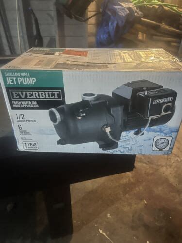 Everbilt Shallow Well Jet Pump 1 2HP J100A3 For Sale Online EBay