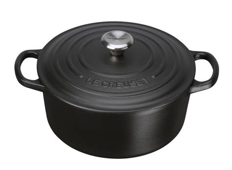 Le Creuset Signature Rund Gryta Cm Liter Matt Svart