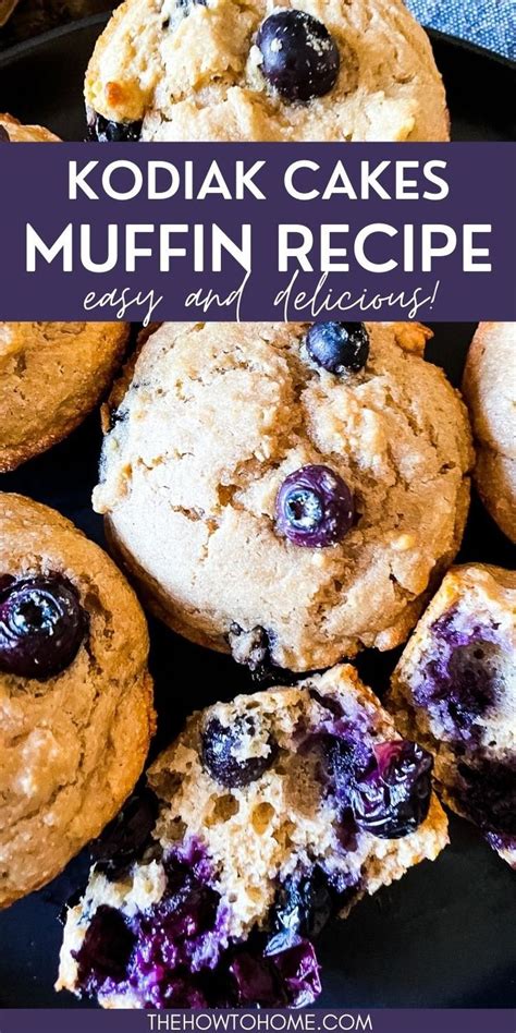 Protein Packed Kodiak Cakes Blueberry Muffin Recipe