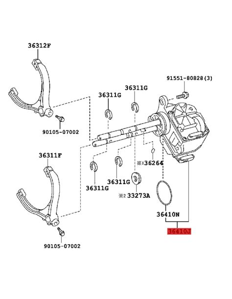 ACTUADOR CAJA TRANSFER J20 ORIGINAL TOYOTA LAND CRUISER