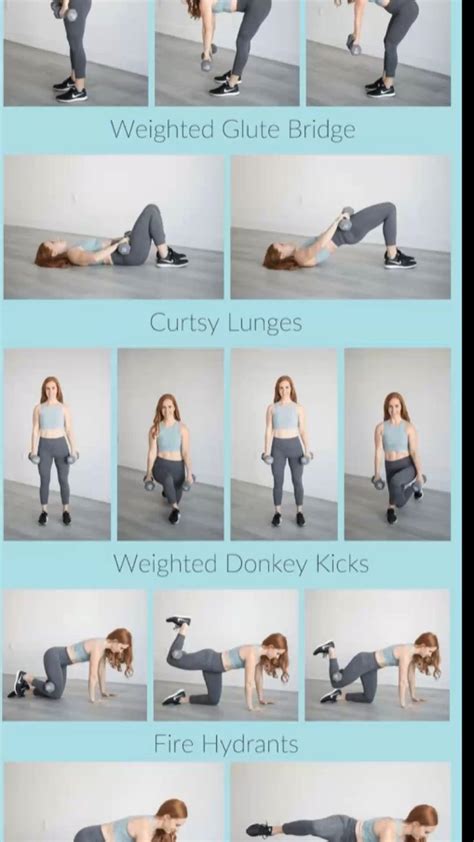 At Home Glute Workout Grow Your Glutes At Home Booty Workout Gym