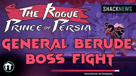 The Rogue Prince Of Persia General Berude Boss Fight Youtube