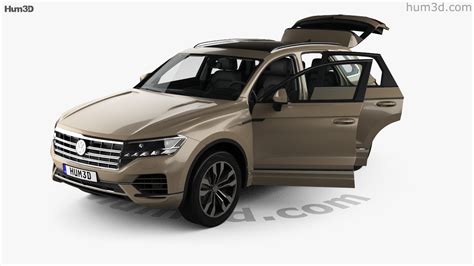 View Of Volkswagen Touareg Elegance With Hq Interior D Model