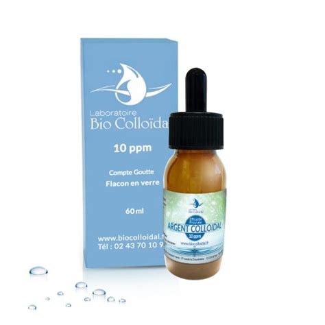 Argent Colloidal Antibiotique naturel Bio Colloïdal France