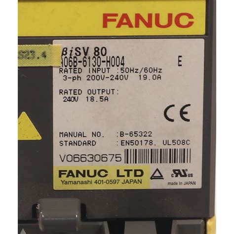 Fanuc A06B 6130 H004 Maxodeals