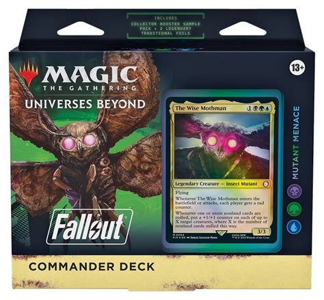 Universes Beyond Fallout Commander Deck Mutant Menace Magic